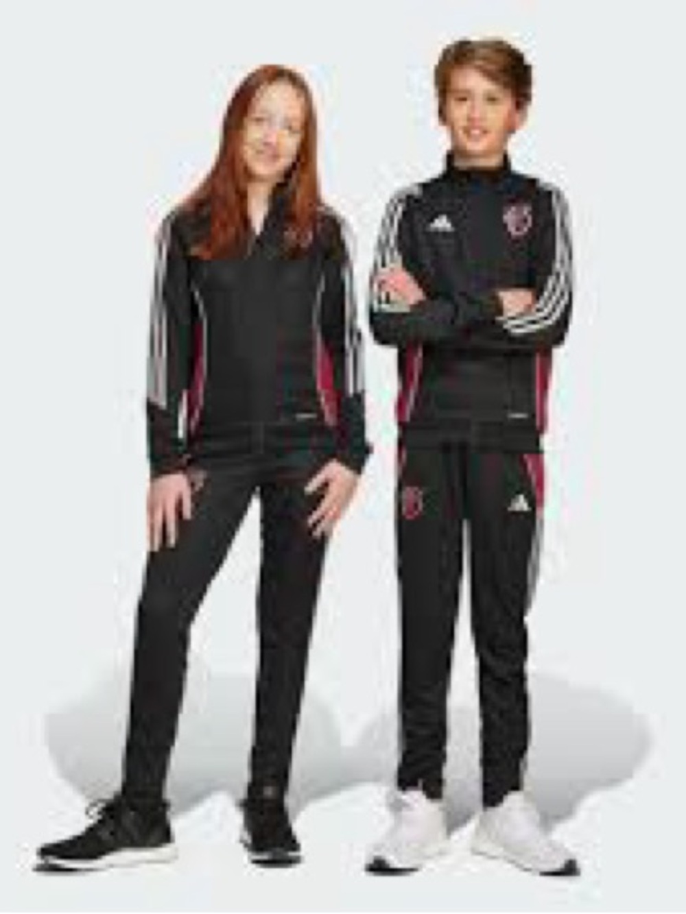 Adidas Bellingham Black and Maroon Track Suit